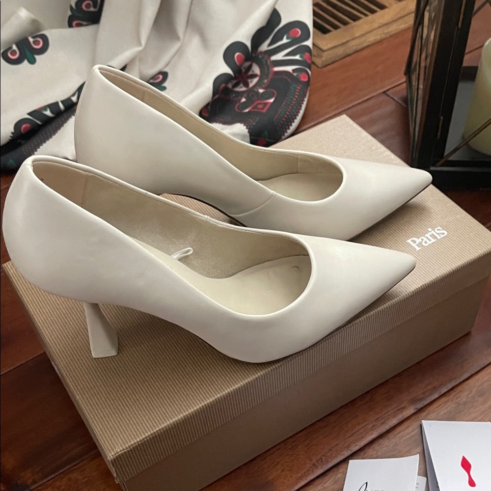 Elegant White Women's Heels